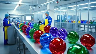 America’s Glass Marble Factory: The Industrial Process Behind Classic U.S. Marbles (Full Process)