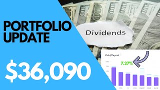 +900 Of Passive Income From My $36,000 Portfolio | New Investing Challege $3 Per New Subscriber