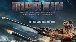Martin Film Teaser | Dhruva Sarja | AP Arjun | Uday Mehta | Teaser Release Date Announced