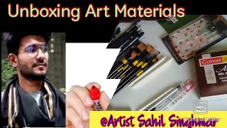 Unboxing Art Materials || #artsupllies