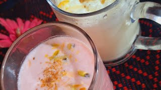 ইফতারে ঝটপট বানিয়ে নিন ভিন্ন স্বাদের দুই রকমের দারুণ লাচ্ছি || Lacchi || dessert receipe