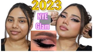 GRWM for New Year’s Party 2023 | Glitter Rhinestones Makeup 2023 | SHAMVI KRISHNA