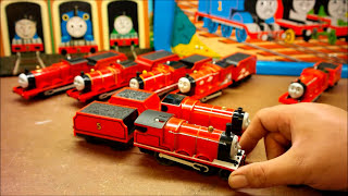 Trackmaster 2 Talking James Unboxing review and first run.