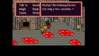 Let's Play Earthbound Halloween Hack (SNES) Part 10: Ketchup Spills to the Sea of Eden