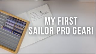 New Pen Day: My First Sailor Pro Gear | Dreamy Hour