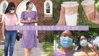 Spend the Day with Us | trying new Tim Hortons drinks, spring cleaning, playing guitar, singing ...