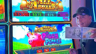 INCREIBLE SESION! JUGANDO Y GANANDO EN MIS MAQUINAS FAVORITAS DEL CASINO 🎰💰
