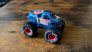 Spin Master Monster Jam 2024 Marvel Captain America Review