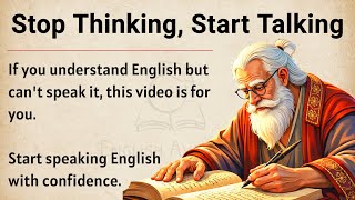 Stop Thinking, Start Talking English || Graded Reader || Speak English Fluently ✅️ 
