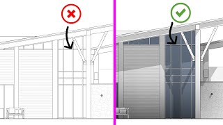 Glass Color in Elevations Revit Tip (Office Hour Sessions)