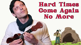 Learn a Heartfelt Duet for High & Low G Ukulele || "Hard Times Come Again No More"