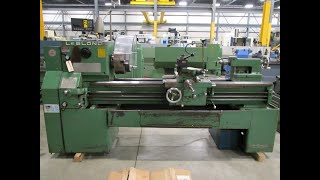 LEBLOND REGAL 19 ENGINE LATHE (video 1)
