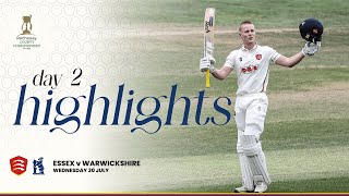 💯 AMAZING ALLISON! | Essex Men v Warwickshire Men - Day 2 | County Championship Highlights