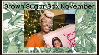 Brown Sugar Box November