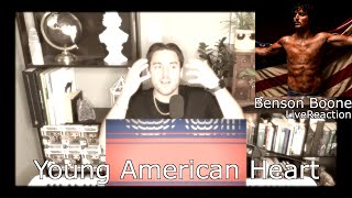 Young American Heart by Benson Boone: Live Reaction FULLY UNPACKED