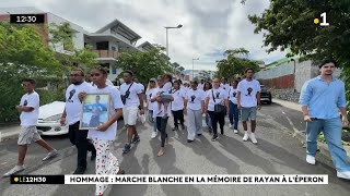 Ils ont marché ce dimanche pour rendre hommage à Rayan. Tous réclament justice pour le jeune homme