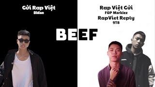 [BEEF 2021] Gửi Rap Việt - Didan vs Rap Việt gửi - FOP Markiez & RapViet Reply - 9T8 (Round 1)