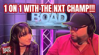 NXT Women's Champ Jacy Jayne on Sol Ruca, Royal Rumble Experience | Busted Open
