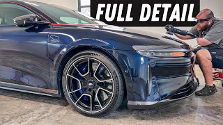 I Traveled Across The Country To Detail A Rare $250,000 Electric Super Sedan | Lucid Air Sapphire 