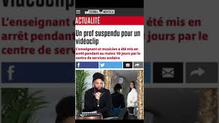 Prof.  Suspendu par qu’il est noir 😡😡