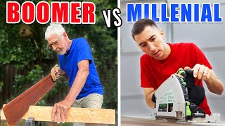 I challenged a 78 year old to a build off