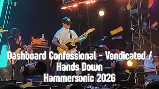 Dashboard Confessional - Vendicated / Hands Down Live in Jakarta 2026 [ Hammersonic 2026 ]