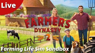 Farming Life Simulator Build Your Dream Farm - Farmers Dynasty 2 - #01 - Live