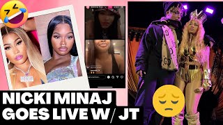 Nicki Minaj goes Live w/ JT & ShadeRoom 06/26/23, Talks about Juice WRLD