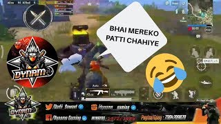 Dynamo Play With Random Player Satya Bhai 🤣|| Patt Se Head Shot Dyun Kya |