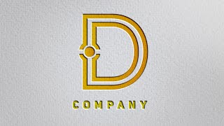 Eye-Catching 'D' Letter Logo Design | Easy Adobe Illustrator Tutorial