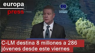 C-LM empieza a pagar desde este viernes 8 millones de euros a 286 jóvenes