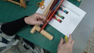 TABLET WEAVING on THE INKLE LOOM #tabletweaving  #inkleloom #beginnertabletweaving