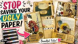 STOP Saving Your Ugly Paper! Make THIS Gorgeous Folio Instead!