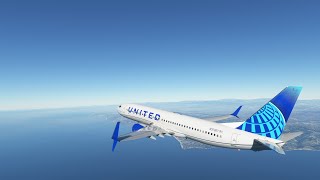 PMDG Boeing 737-800 with a REAL United Pilot + PilotEdge Online ATC on MSFS