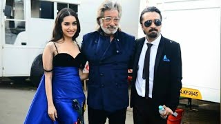 Shraddha Kapoor along with Siddhant Kapoor and Papa Shakti Kapoor snapped in film city ❤️