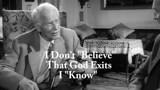 Carl Gustav Jung - I Don't "Believe" God Exists I "Know"