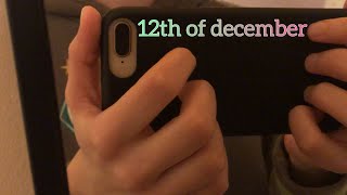 ASMR | 12th of december | 12 min of IPhone/IPad tapping 🦌