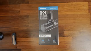 Samson Q9U ASMR style unboxing - close up shots and more