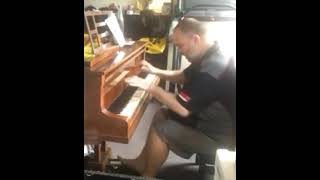 Practicing Alkan Concerto For Solo Piano - Coda from 3rd Movement.