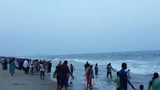 Chennai Marina Beach evening view