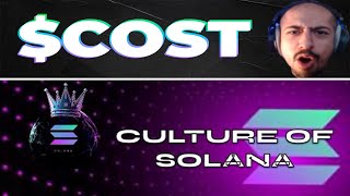 Culture Of Solana Token $COST | FIRST day of launch!