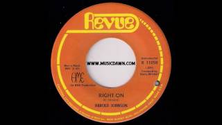 Harold Johnson - Right-On [Revue] 1969 Jazz Funk 45