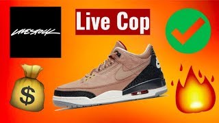 JORDAN 3 JTH BEIGE CAMPOUT VLOG | LIVE COP W | DETAILED REVIEW