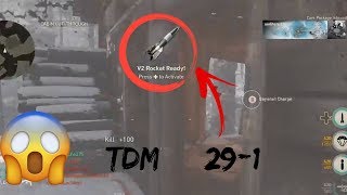 MY FIRST V2 ROCKET | COD WW2 - TDM (29-1)