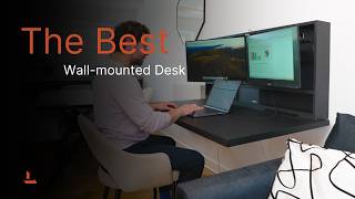 Still working at the dining table? World’s best wall mounted desk can save you.