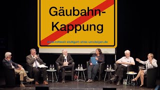 GÄUBAHN BLEIBT OBEN Podiumsdiskussion vom 16.6.2024 in Singen, Teil 2