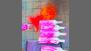 🎈Breaking Glass Bottles and Balloon Drops! Crushing Crunchy & Soft Things!🔥