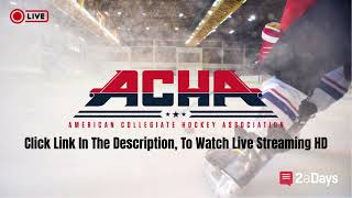 LIVE: Niagara University vs West Virginia University ACHA Women's Ice Hockey 2026