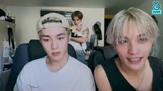 200823 kun yangyang xiaojun live | Hihi😂