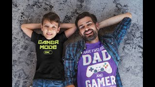 Father’s Day Gamer Dad T-Shirts 👾 | When Parenting Meets Player One #gamerdad #fathersday #gamer
